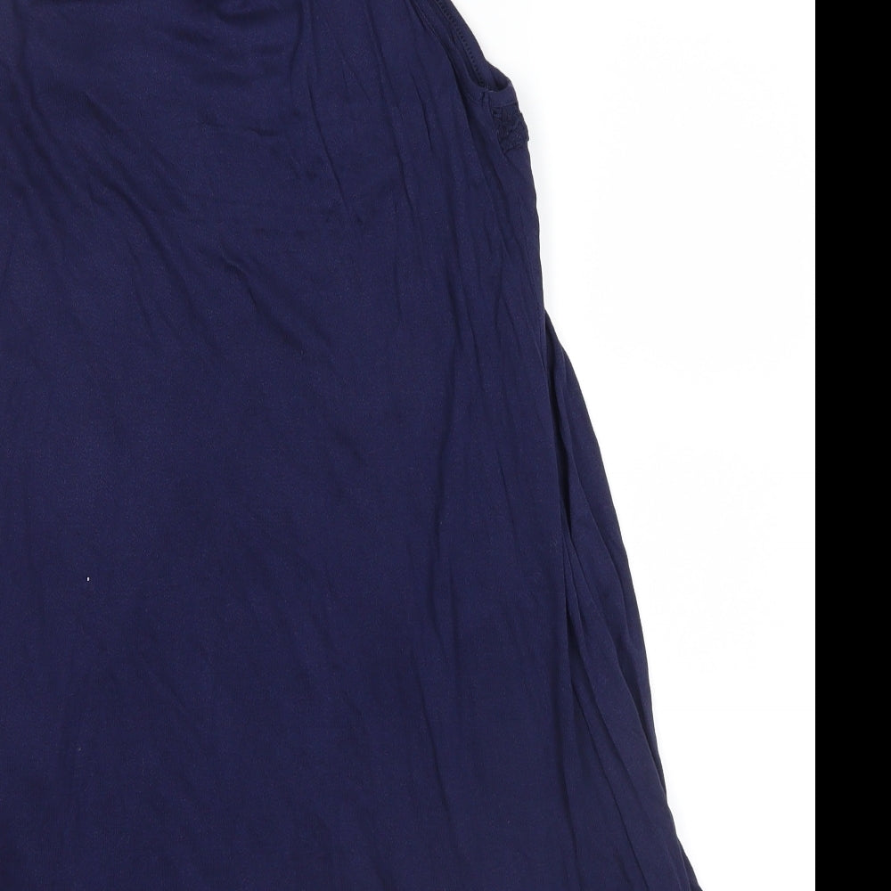 Papaya Womens Blue   Tank Dress  Size 8