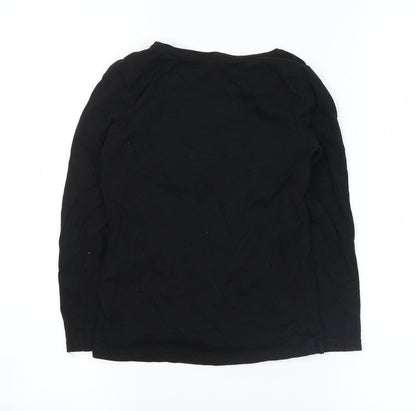 Primark Girls Black   Basic Casual Size 7-8 Years  - sparkle
