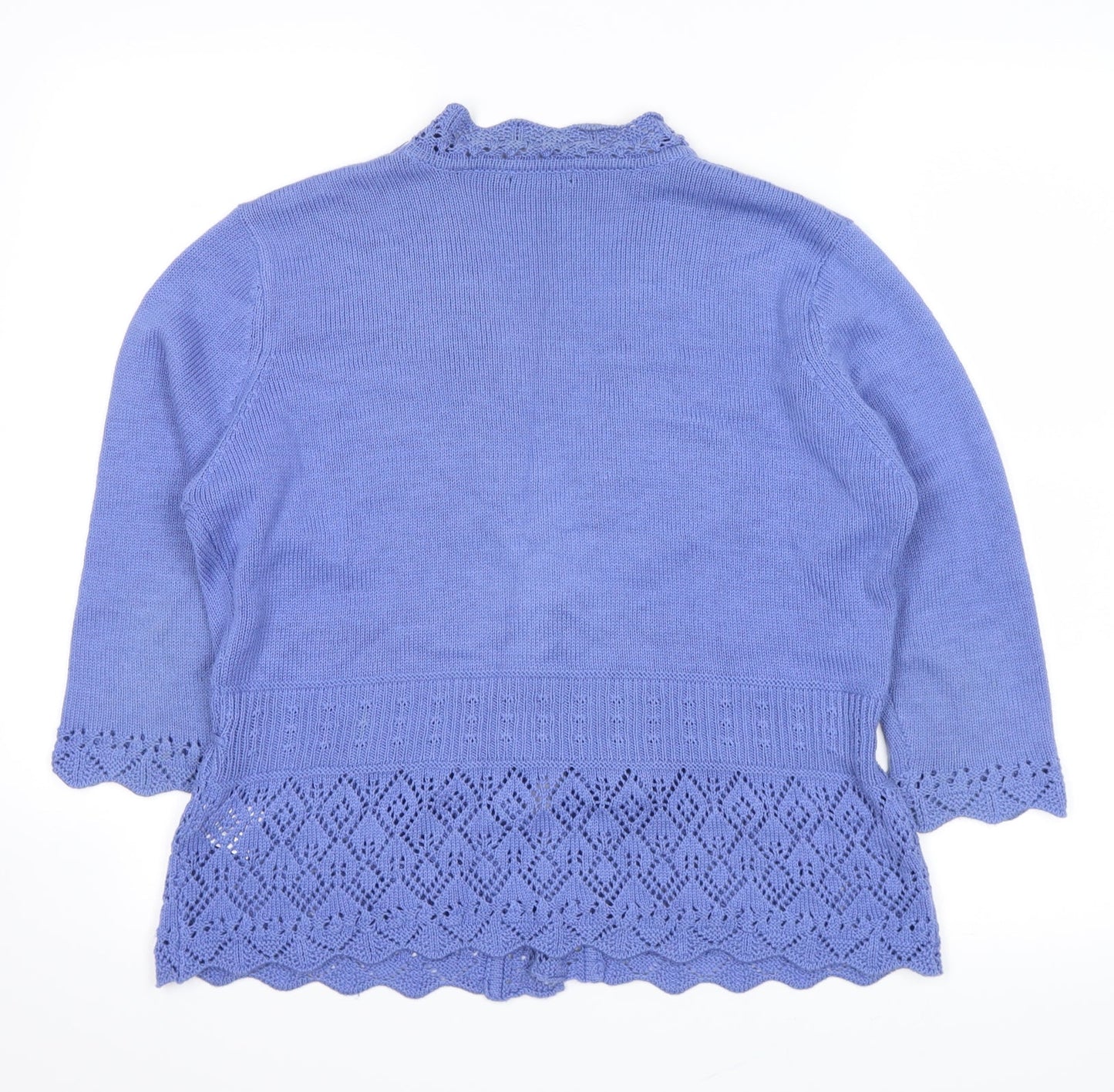 DASH Womens Blue   Cardigan Jumper Size 12