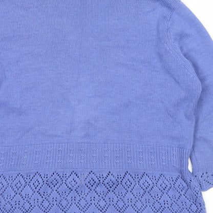 DASH Womens Blue   Cardigan Jumper Size 12