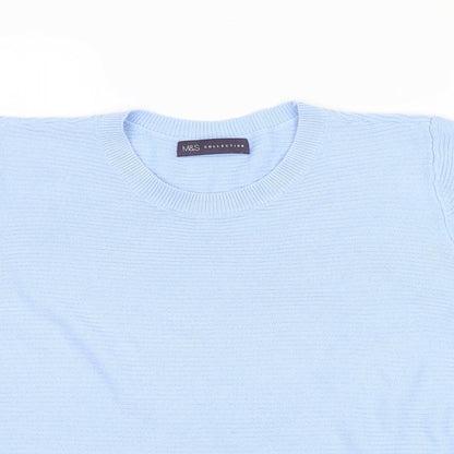 Marks & Spencer Womens Blue   Pullover Jumper Size 8