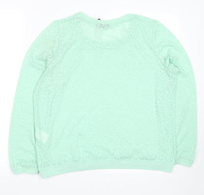 H&M Womens Green   Pullover Jumper Size M