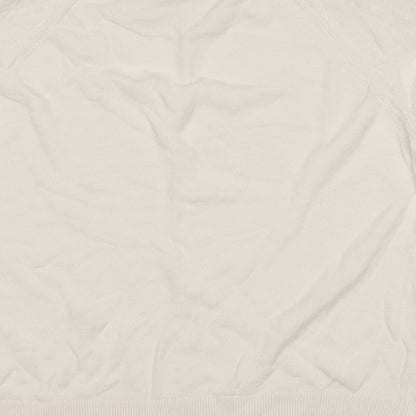 Marks and Spencer Womens White   Pullover Jumper Size 10