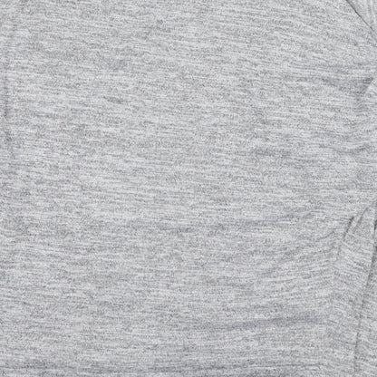 new look  Girls Grey   Pullover Jumper Size 14-15 Years  - holes on shoulder
