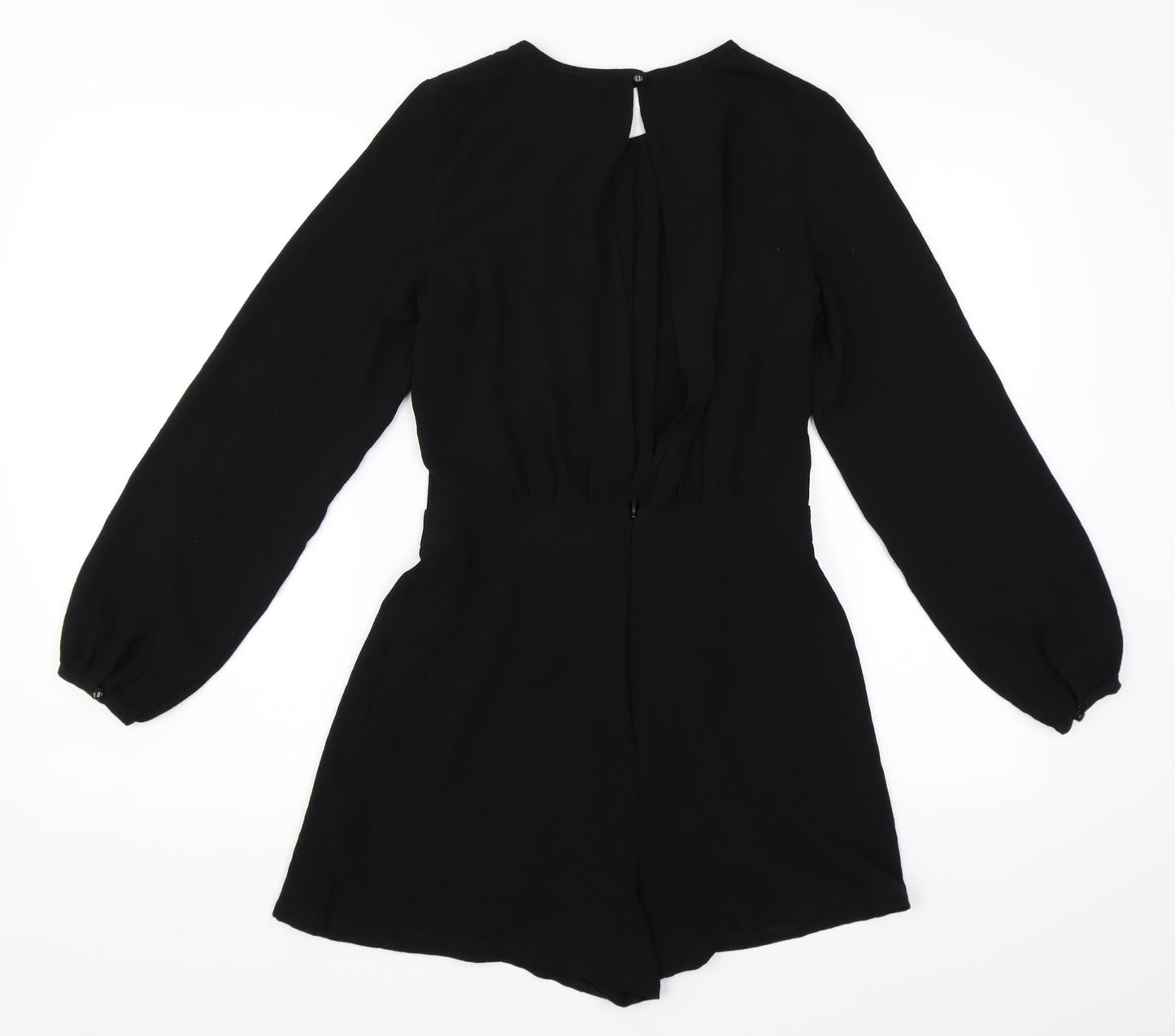 Primark Womens Black   Playsuit One-Piece Size 8  - Backless