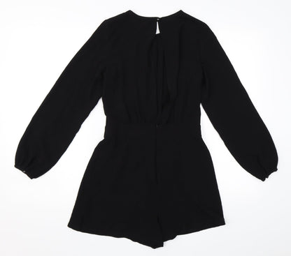 Primark Womens Black   Playsuit One-Piece Size 8  - Backless