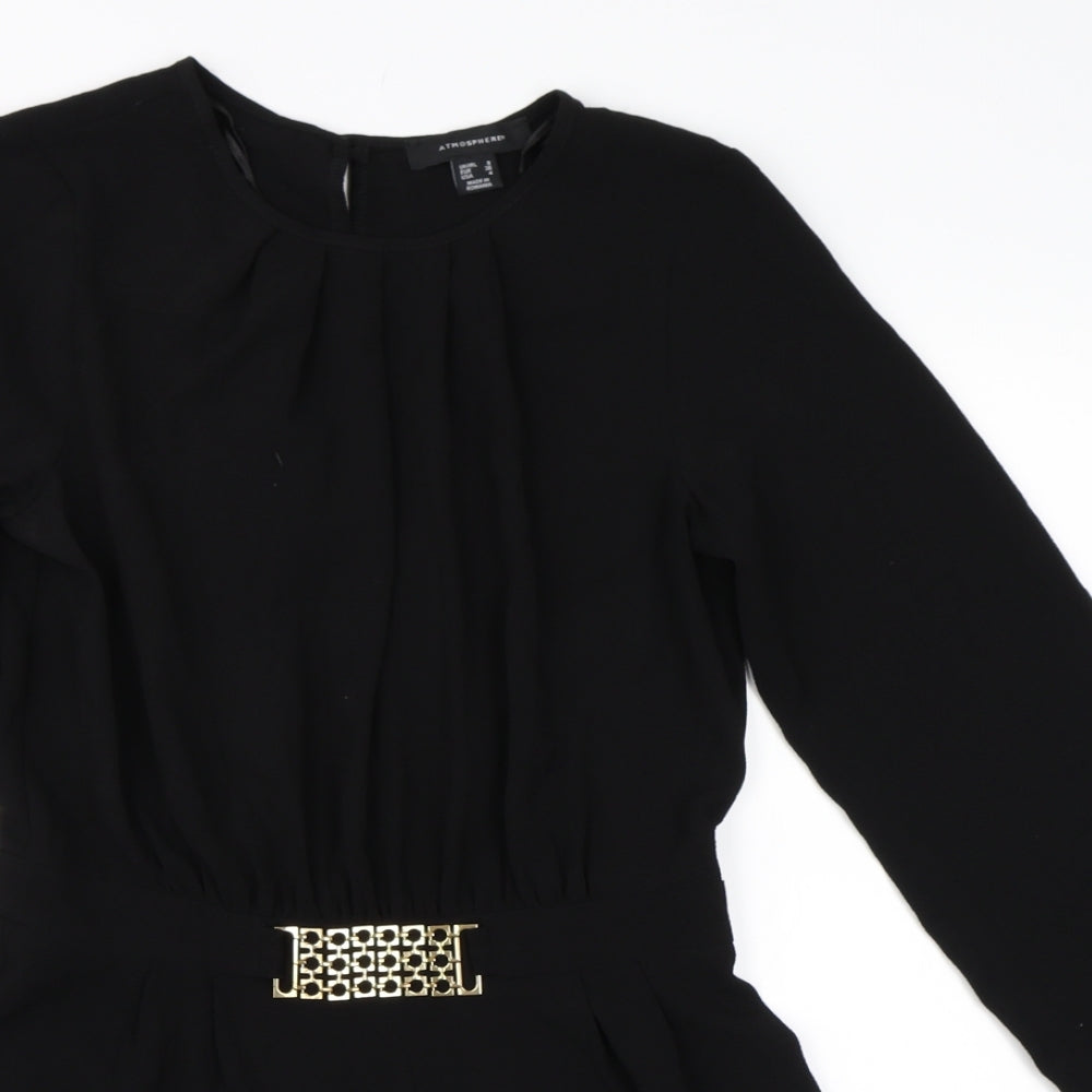 Primark Womens Black   Playsuit One-Piece Size 8  - Backless