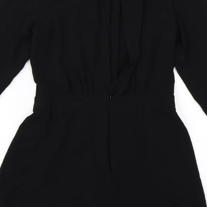 Primark Womens Black   Playsuit One-Piece Size 8  - Backless