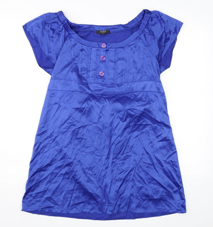 Savida Womens Blue   T-Shirt Dress  Size 14