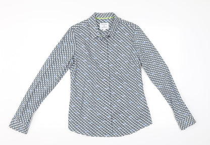Anton & Alison Womens Blue   Basic Button-Up Size 10