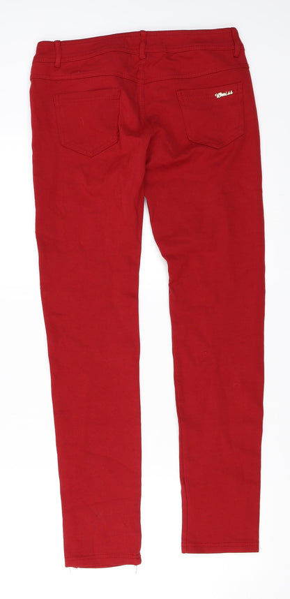 Womens UK Size XL VS Miss Regular Fit Skinny Red Jeans