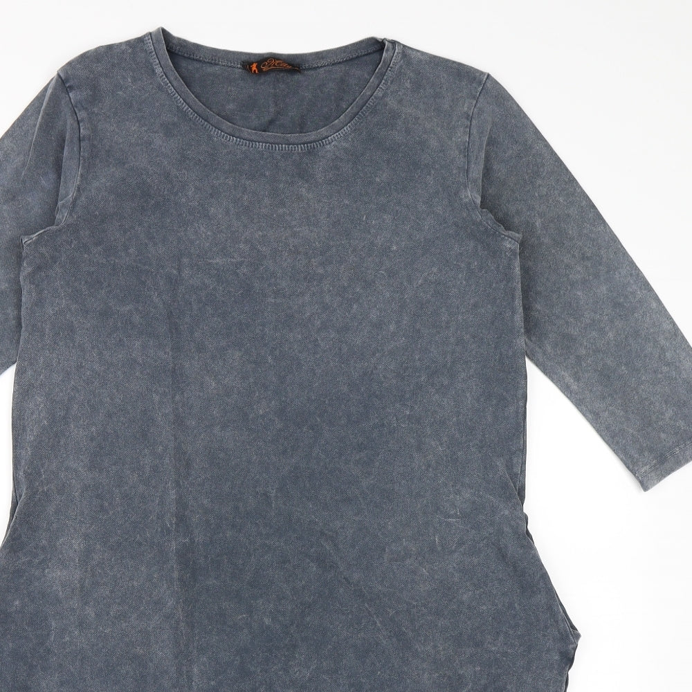 Mdg Collection Womens Grey   T-Shirt Dress  Size M