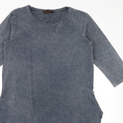 Mdg Collection Womens Grey   T-Shirt Dress  Size M