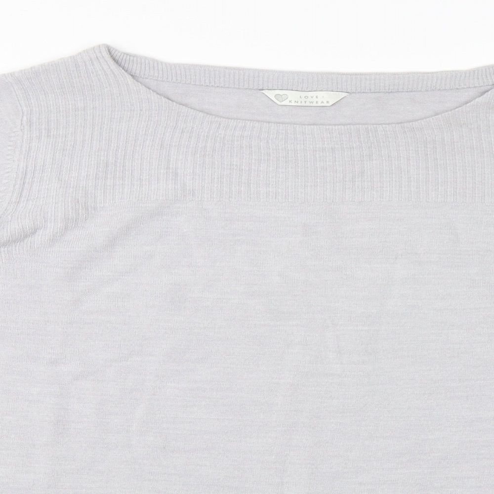 BHS Womens Grey   Pullover Jumper Size 18
