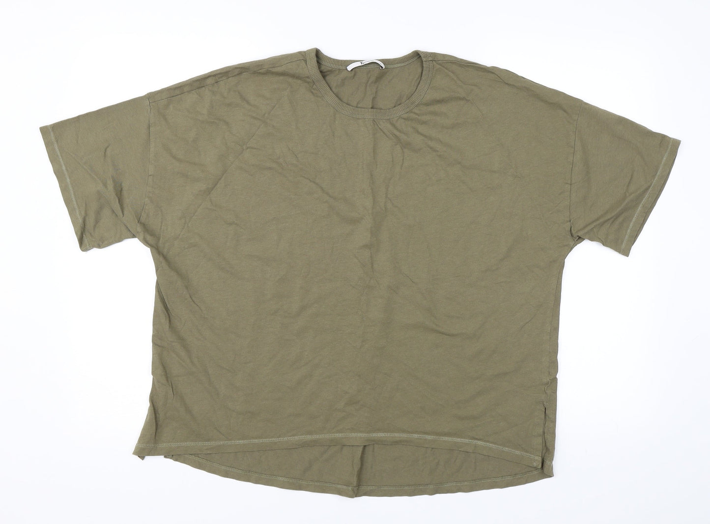 TU Womens Green   Basic T-Shirt Size 16
