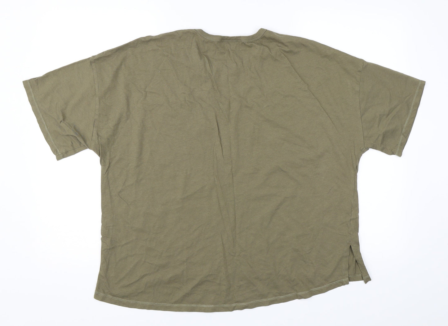 TU Womens Green   Basic T-Shirt Size 16