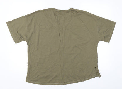TU Womens Green   Basic T-Shirt Size 16