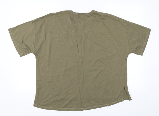 TU Womens Green   Basic T-Shirt Size 16