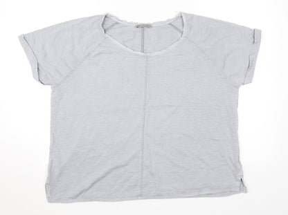 Womens UK Size 16 Marks and Spencer Grey Basic T-Shirt