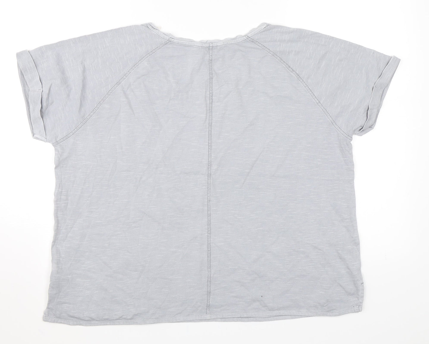 Womens UK Size 16 Marks and Spencer Grey Basic T-Shirt