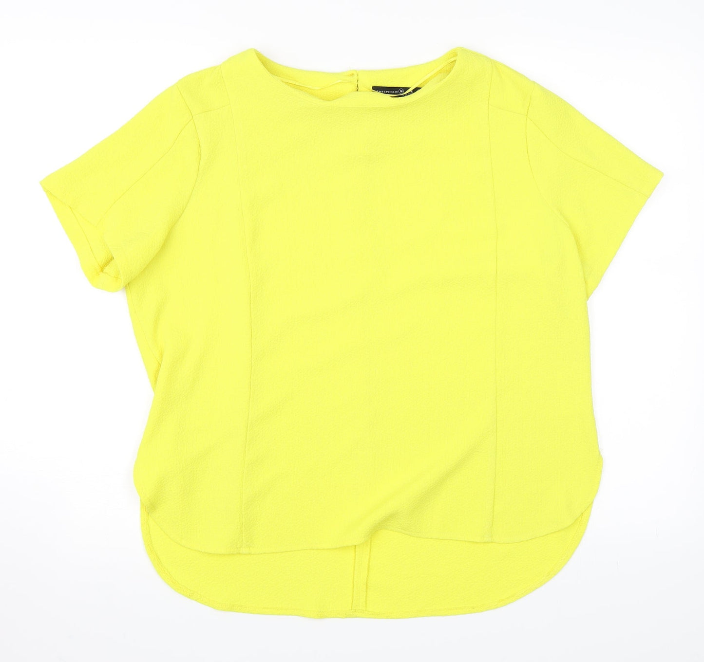 Primark Womens Yellow   Basic T-Shirt Size 16