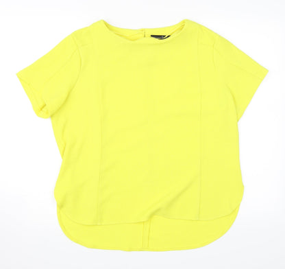 Primark Womens Yellow   Basic T-Shirt Size 16