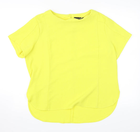 Primark Womens Yellow   Basic T-Shirt Size 16