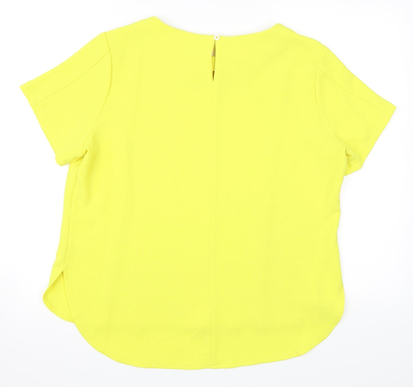 Primark Womens Yellow   Basic T-Shirt Size 16