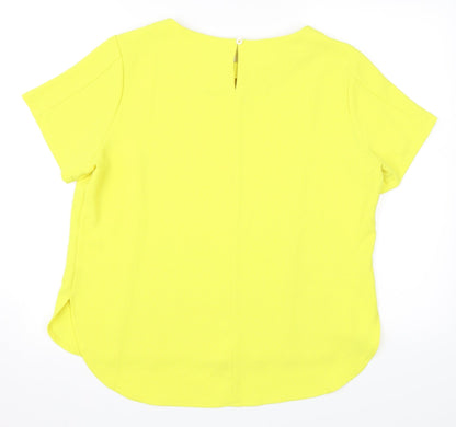 Primark Womens Yellow   Basic T-Shirt Size 16