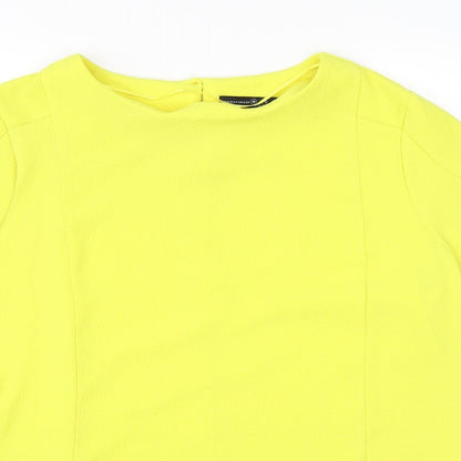 Primark Womens Yellow   Basic T-Shirt Size 16