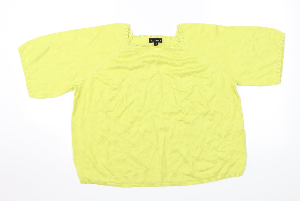 New Look Womens Yellow   Pullover Jumper Size 16