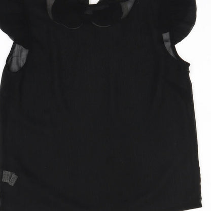 Womens UK Size 10 Atmosphere Black Basic Tank
