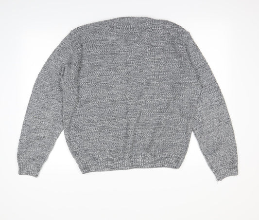 Burton Mens Grey   Pullover Jumper Size M