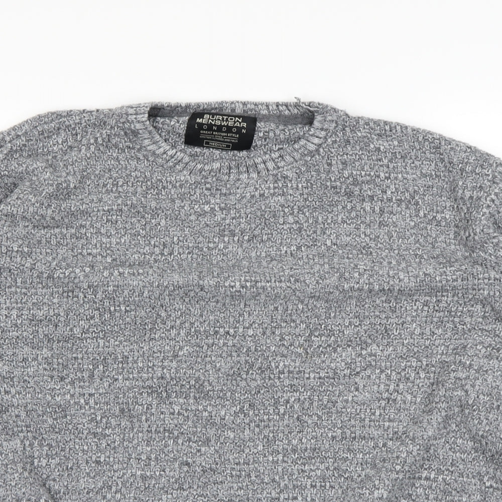 Burton Mens Grey   Pullover Jumper Size M