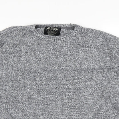 Burton Mens Grey   Pullover Jumper Size M