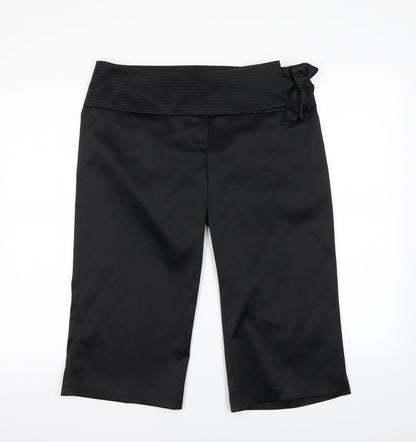 Womens UK Size 14 Bay Regular Fit  Black Trousers