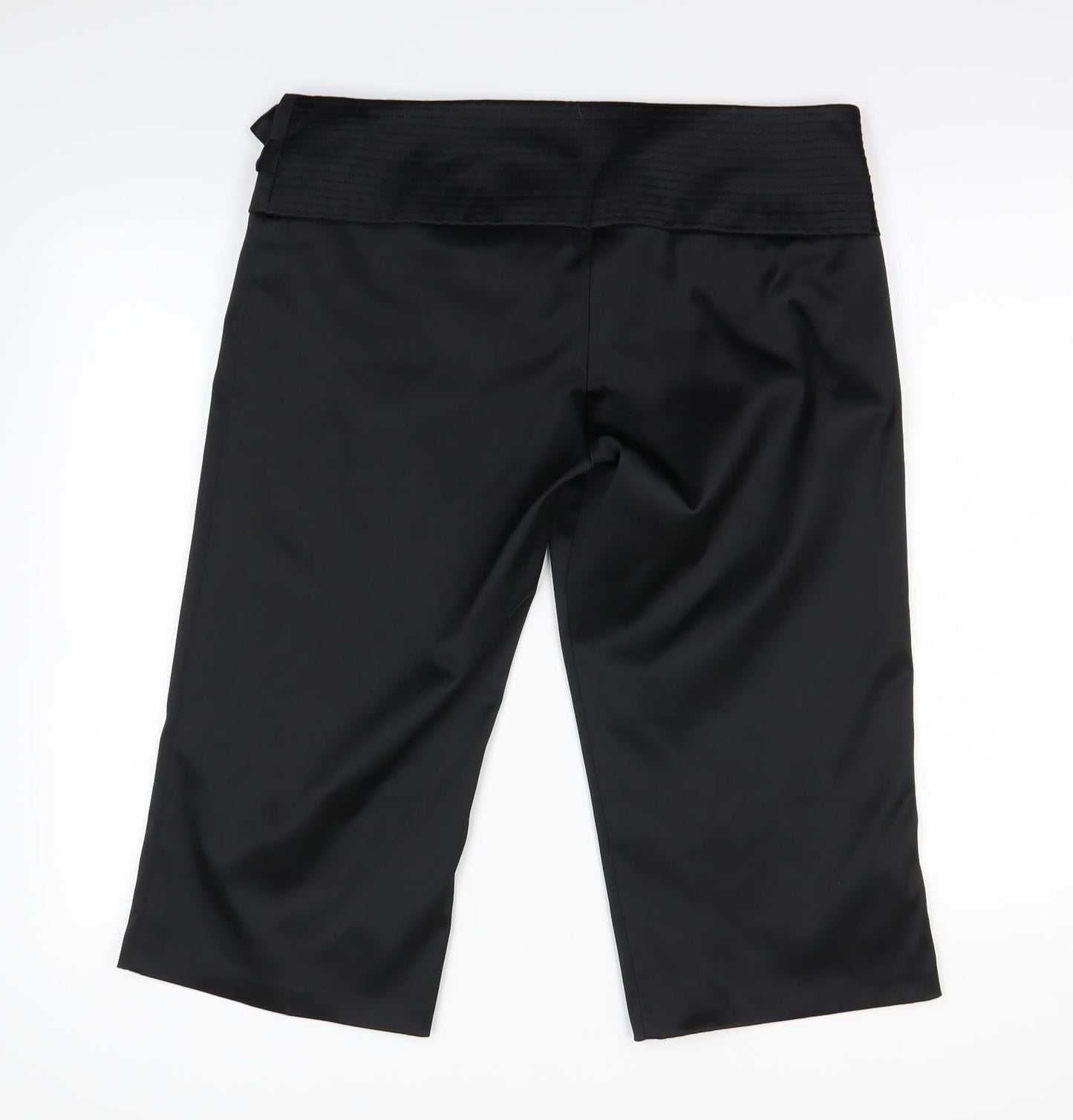 Womens UK Size 14 Bay Regular Fit  Black Trousers