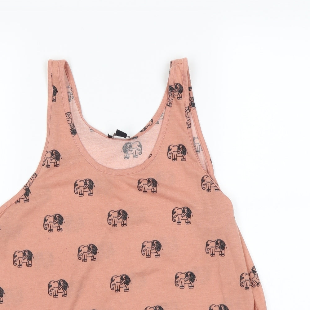 Womens UK Size 10 Atmosphere Pink Basic Tank