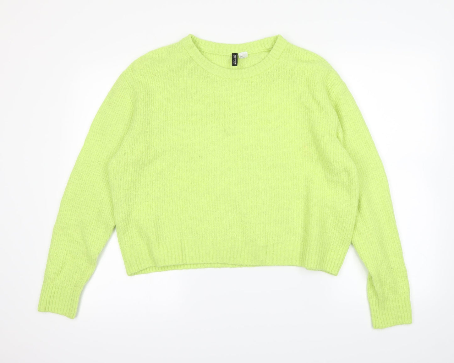 Divided Womens Green   Pullover Jumper Size M