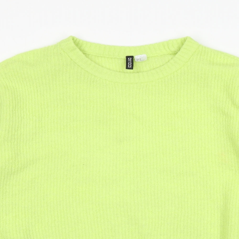 Divided Womens Green   Pullover Jumper Size M