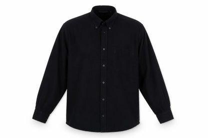Mens UK Size M Giorgio Black  Button-Up Long Sleeve Casual Shirt