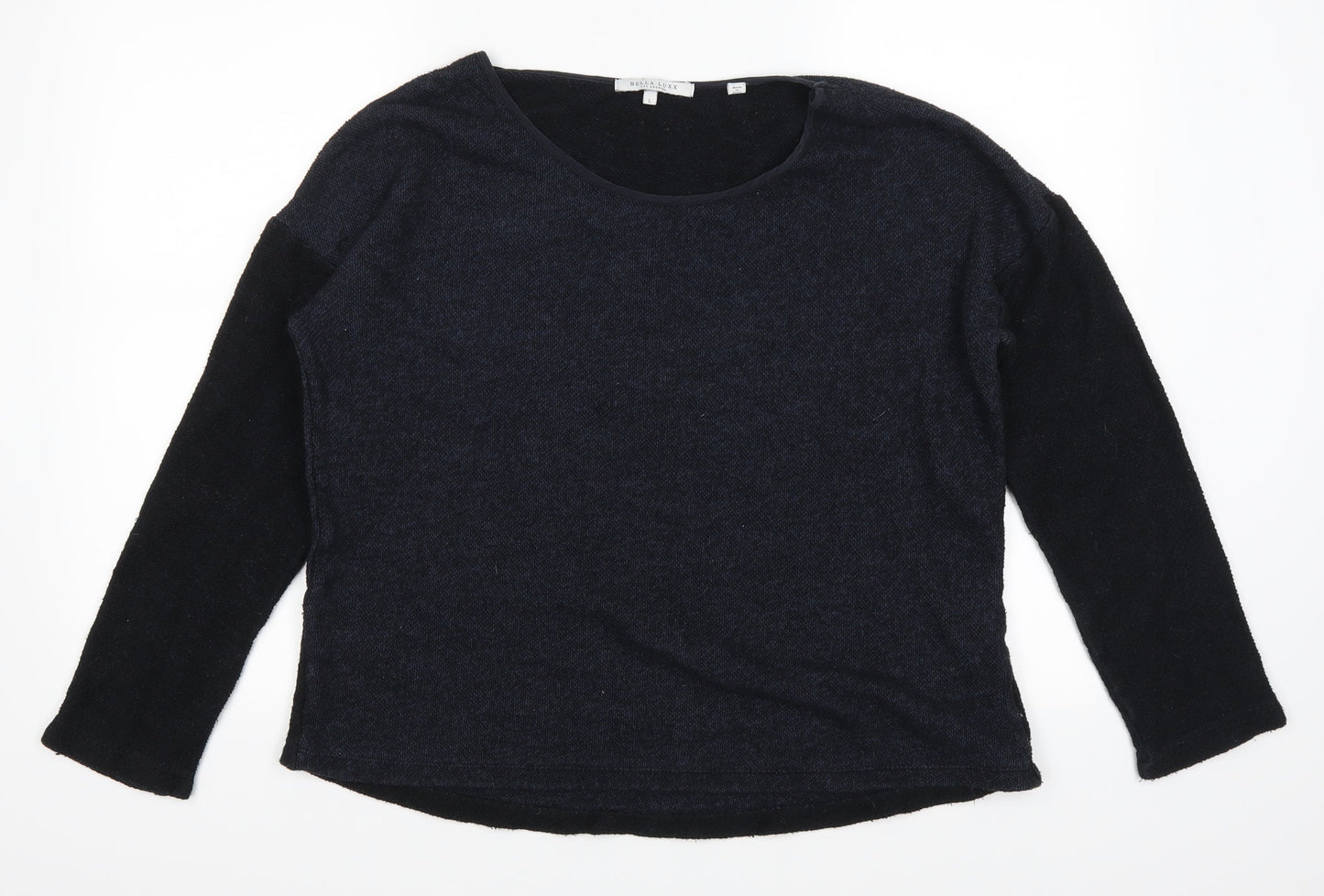 Bella Luxx Womens Blue   Pullover Jumper Size L