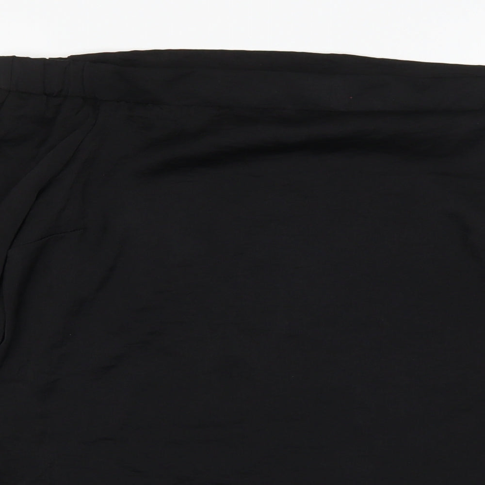 Papaya Womens Black   Basic Blouse Size 10