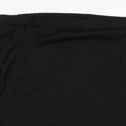 Papaya Womens Black   Basic Blouse Size 10