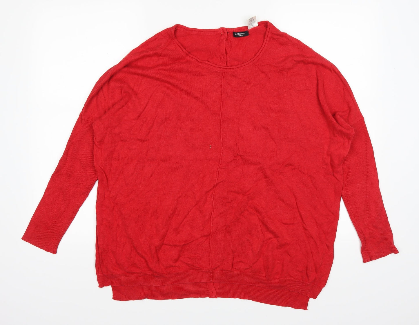 redoute Womens Red   Pullover Jumper Size 14