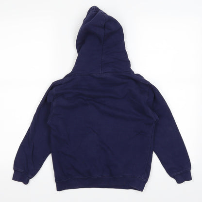 Awdis Boys Blue   Pullover Hoodie Size 7-8 Years