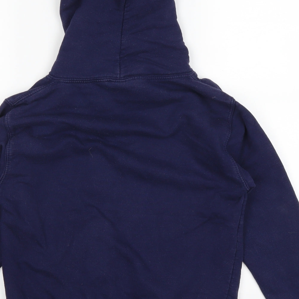 Awdis Boys Blue   Pullover Hoodie Size 7-8 Years