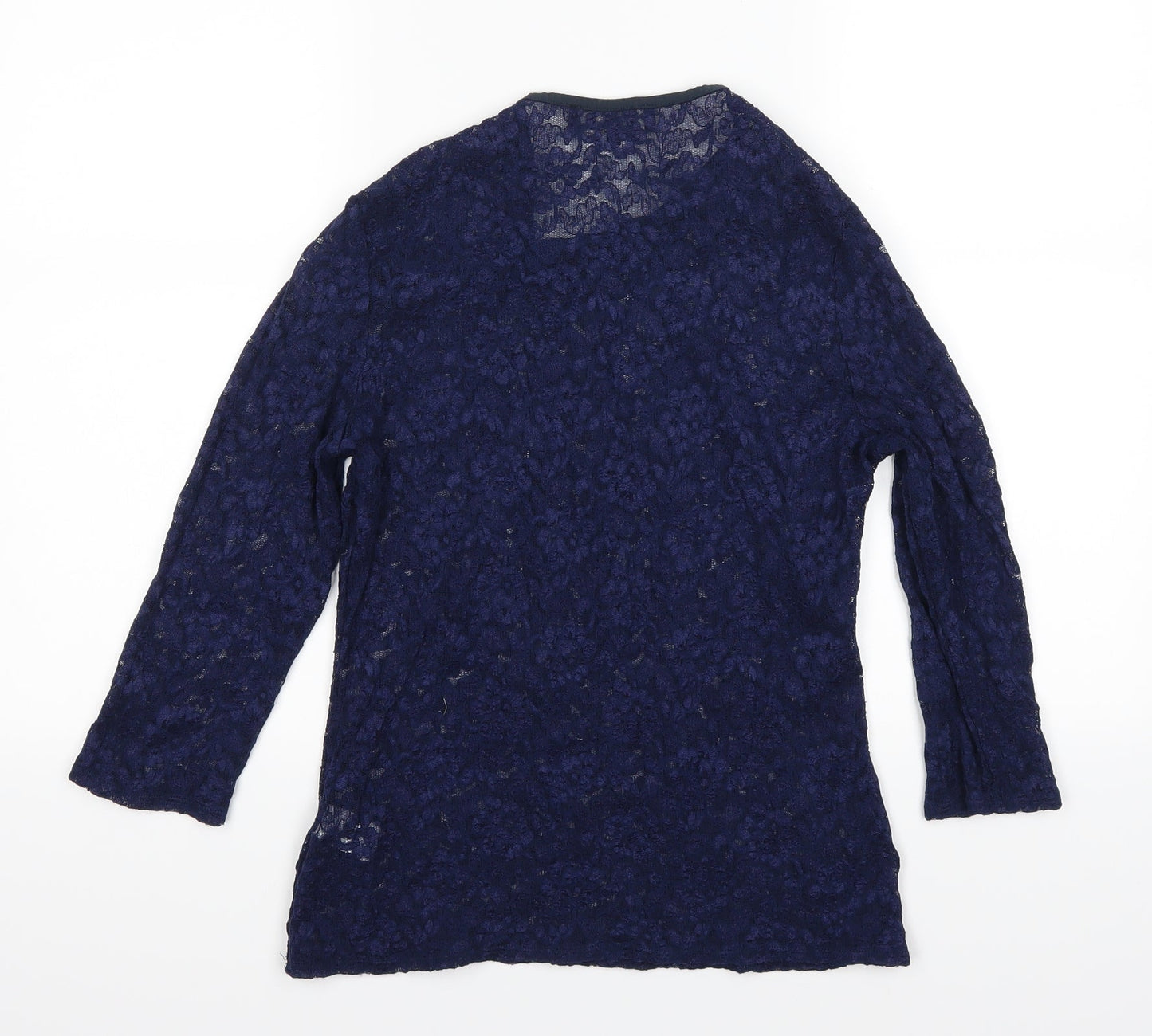 d by Womens Blue   Basic Blouse Size 18