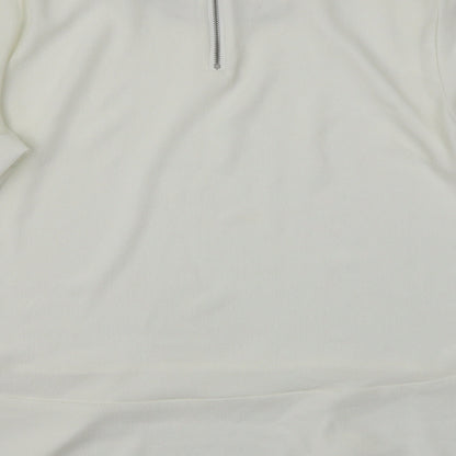 Womens UK Size 16 Amphora White Basic Blouse