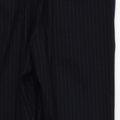 Womens UK Size 14 H&M Regular Fit Dress Pants Blue Trousers